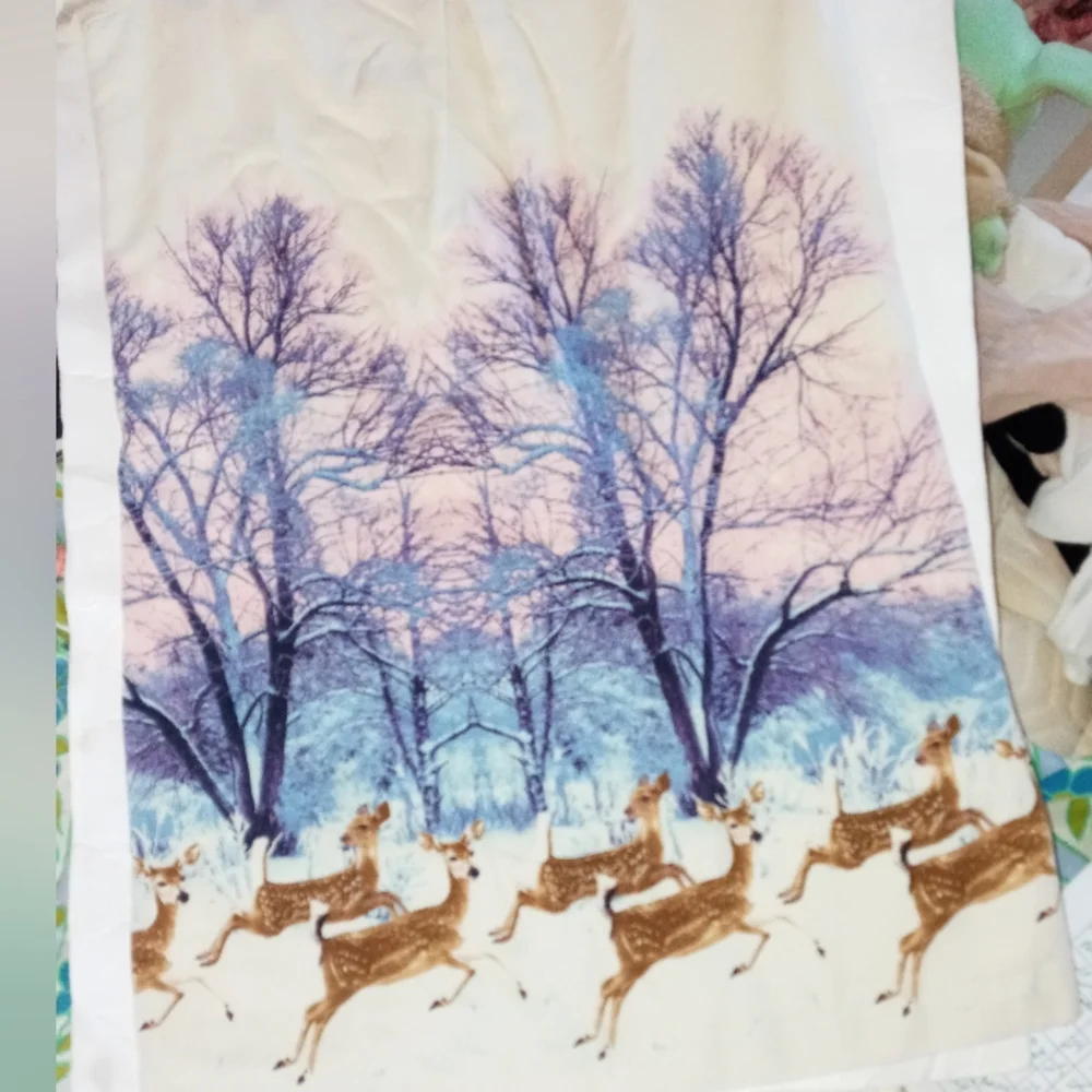 Vintage gap reindeer shift dress